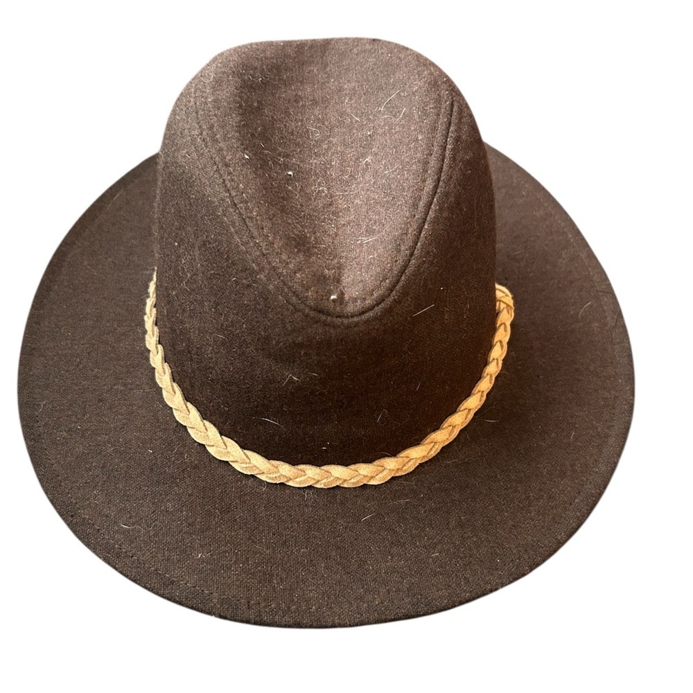 Suzy Dark Brown Fedora/Country Hat